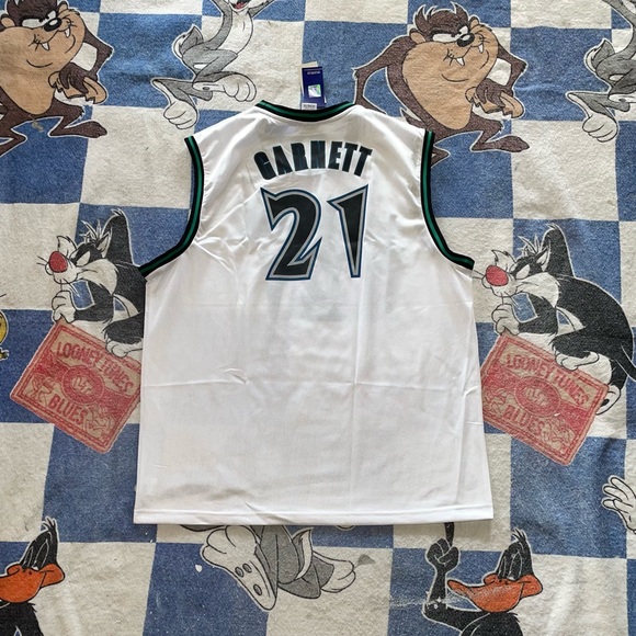 NBA Shirts Vintage Minnesota Timberwolves Kevin Jersey